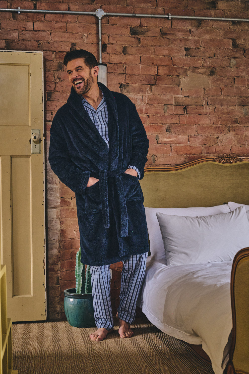 Men's Fleece Dressing Gown