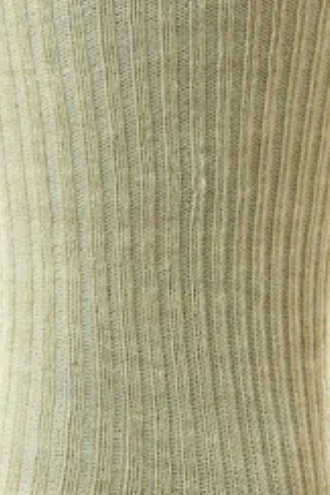 HJ Hall Men's Extra-Wide Wool Softop Socks in Oatmeal – close-up detail