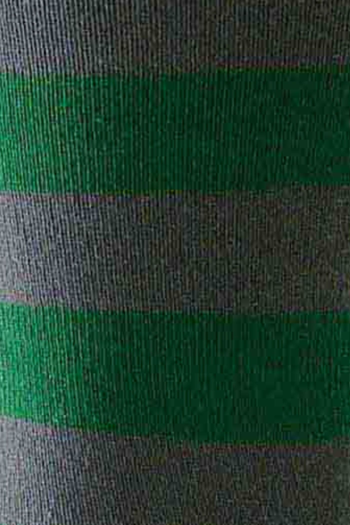 HJ Hall Men's Rugby Stripe Organic Cotton Comfort Top Socks in Grey – close-up detail