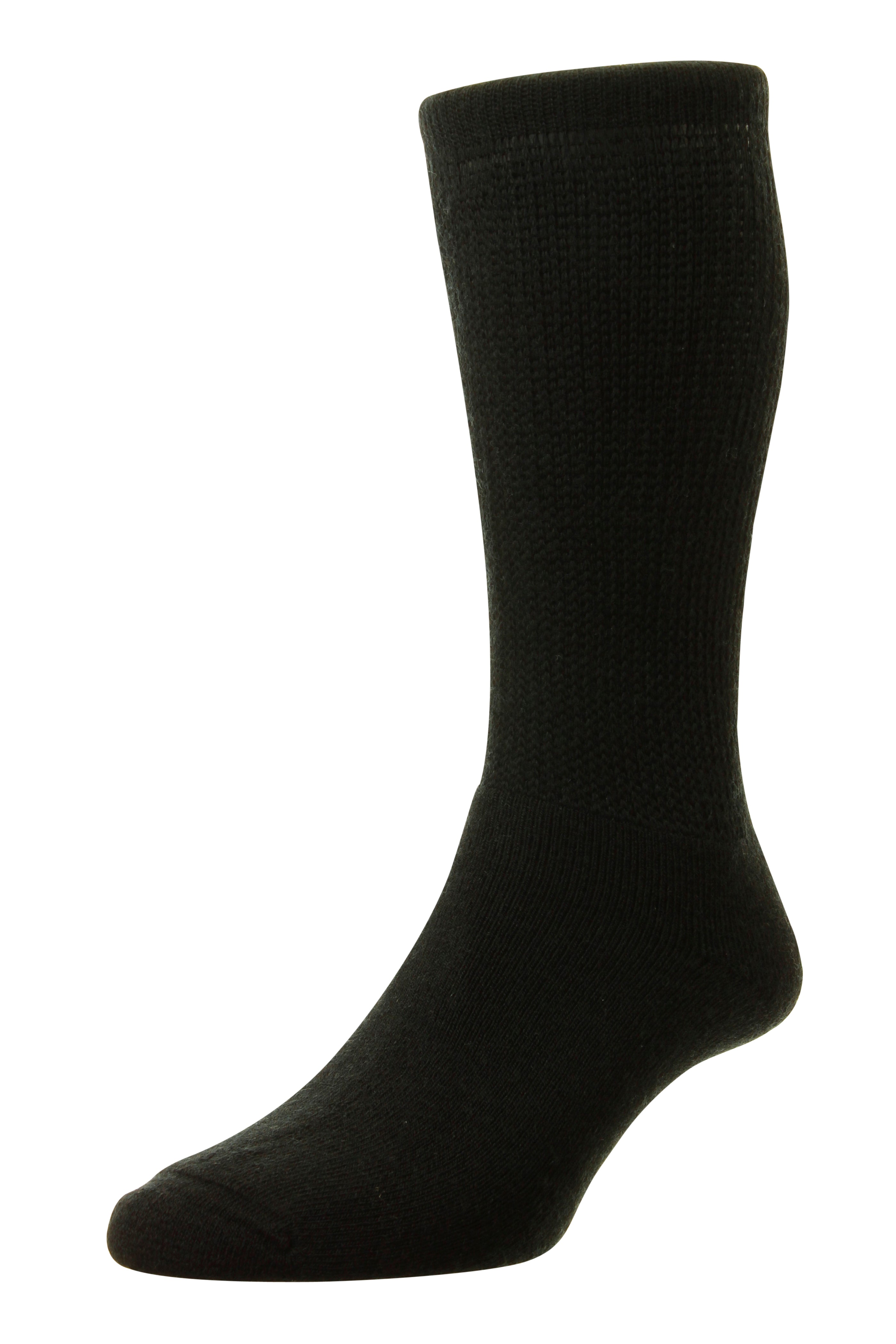 HJ Hall Diabetic Merino Wool Socks in Black