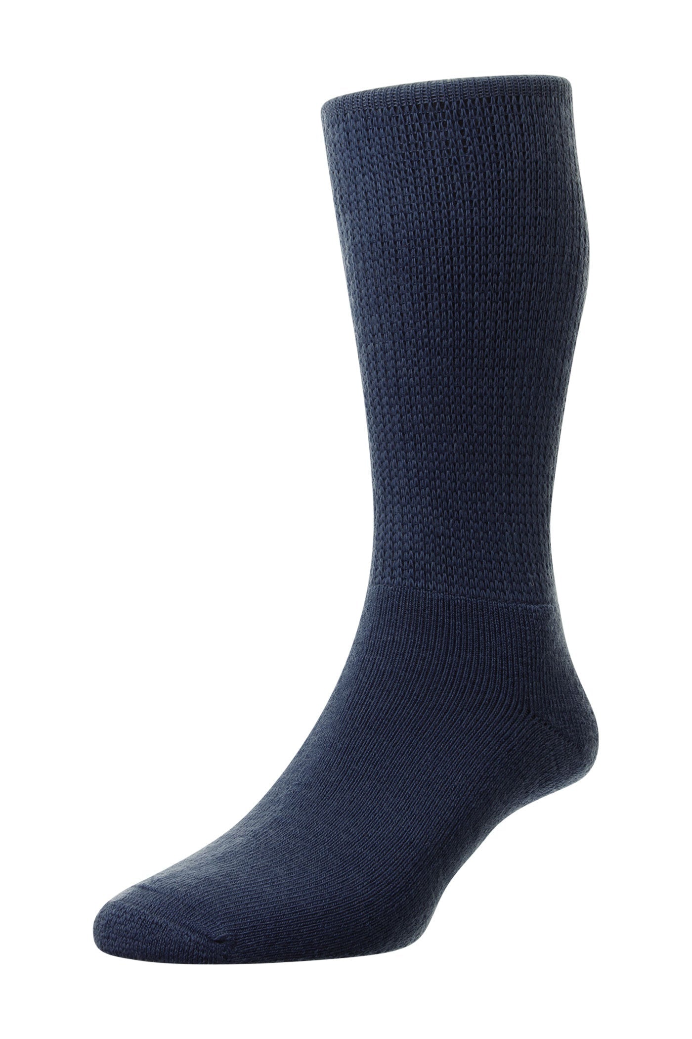 HJ Hall Diabetic Merino Wool Socks in Navy