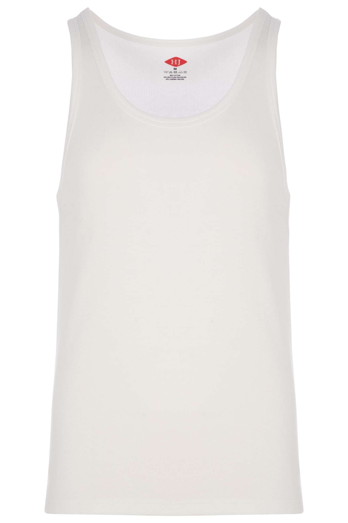 HJ Hall Cotton Essentials Vests - Twin Pack – alternate view