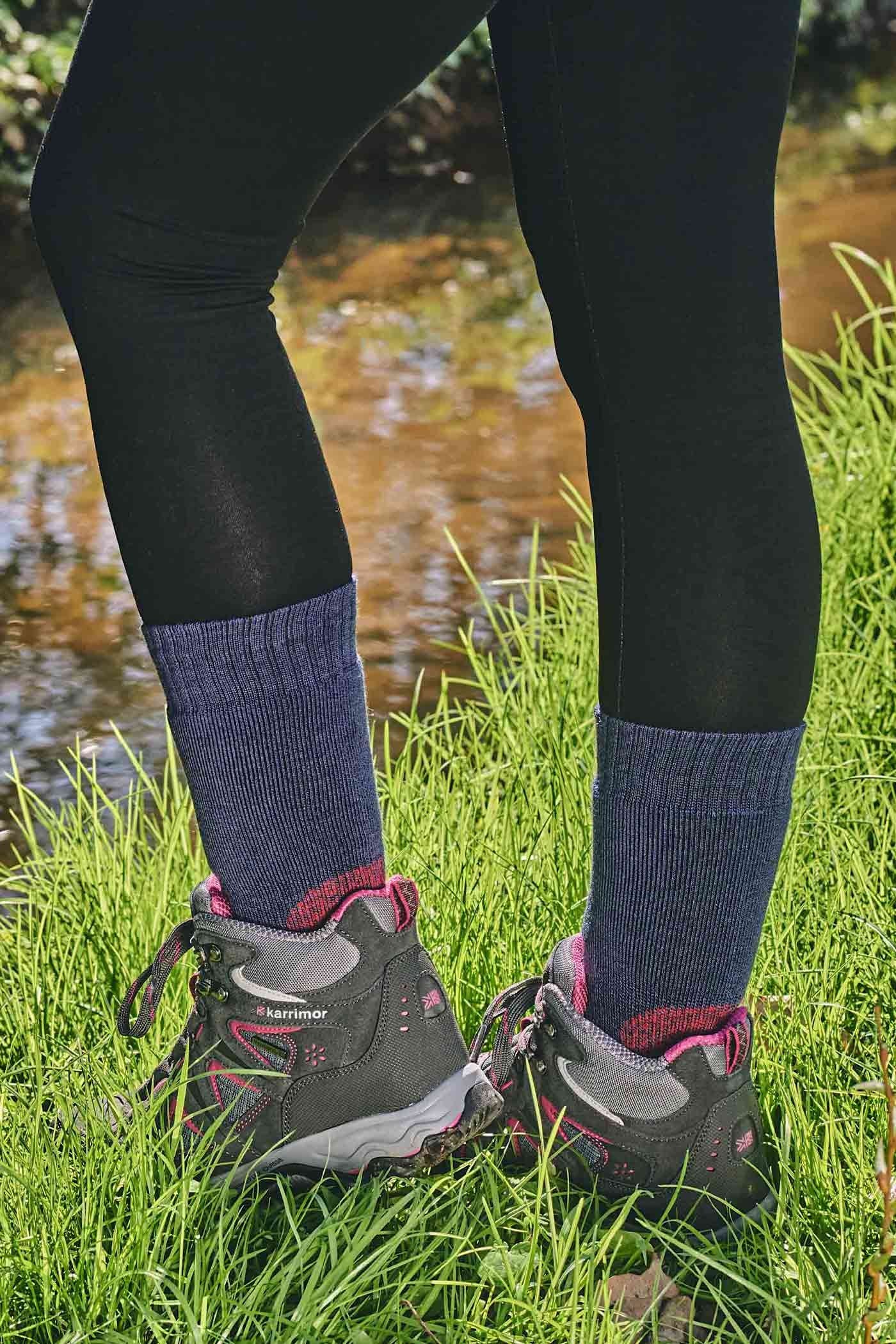 HJ Hall ProTrek Adventure Trek Cotton Socks – alternate view