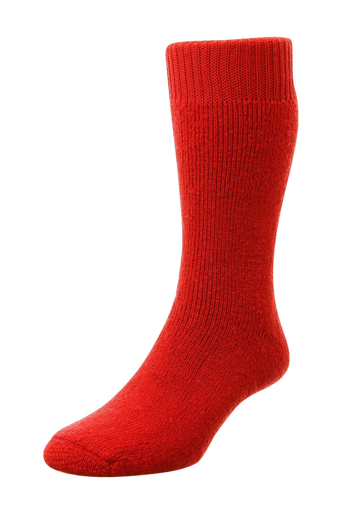 HJ Hall Cushioned Wool Socks - Rambler in Red