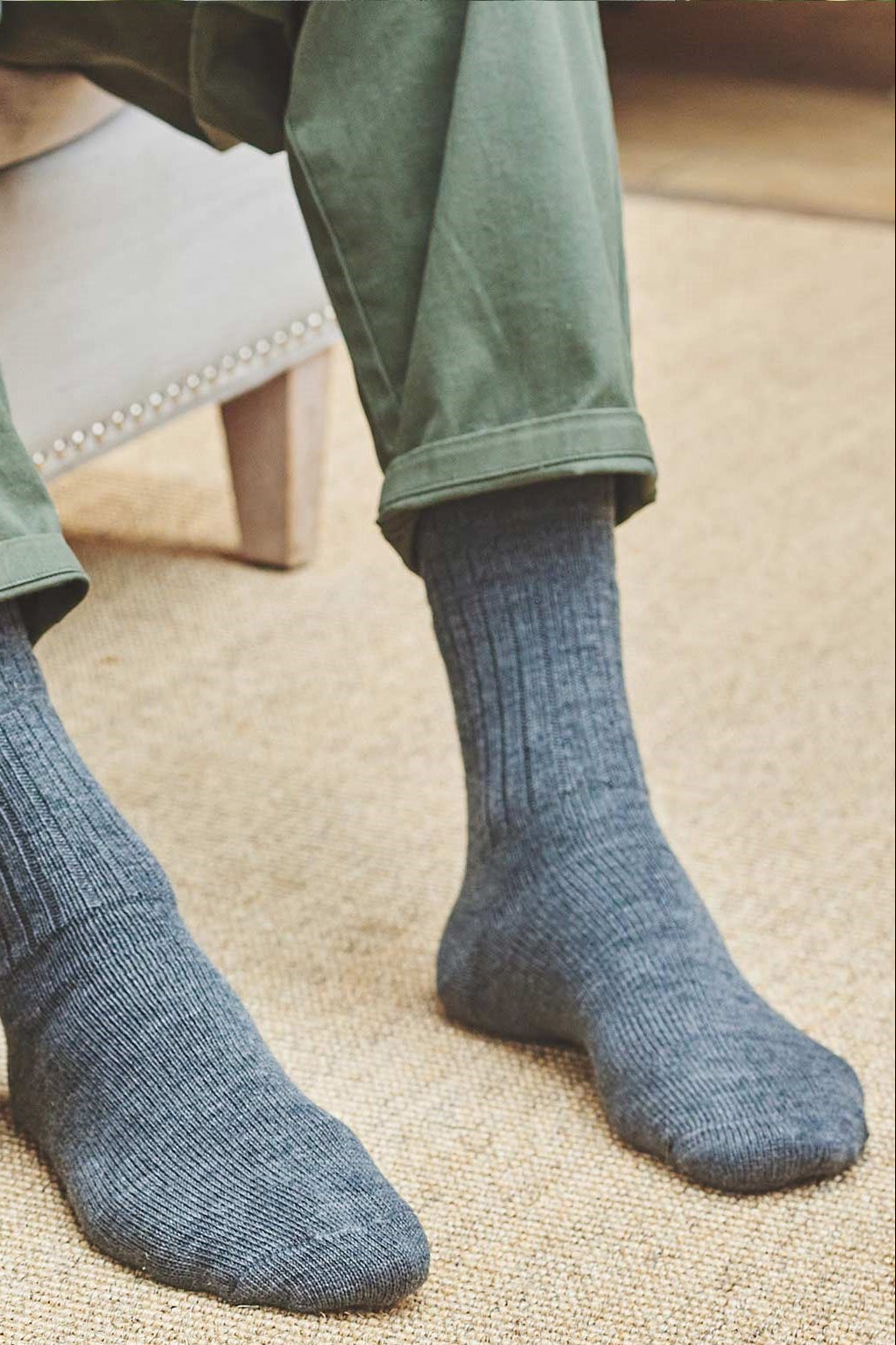 HJ Hall Men's Thermal Wool Softop Socks – alternate view