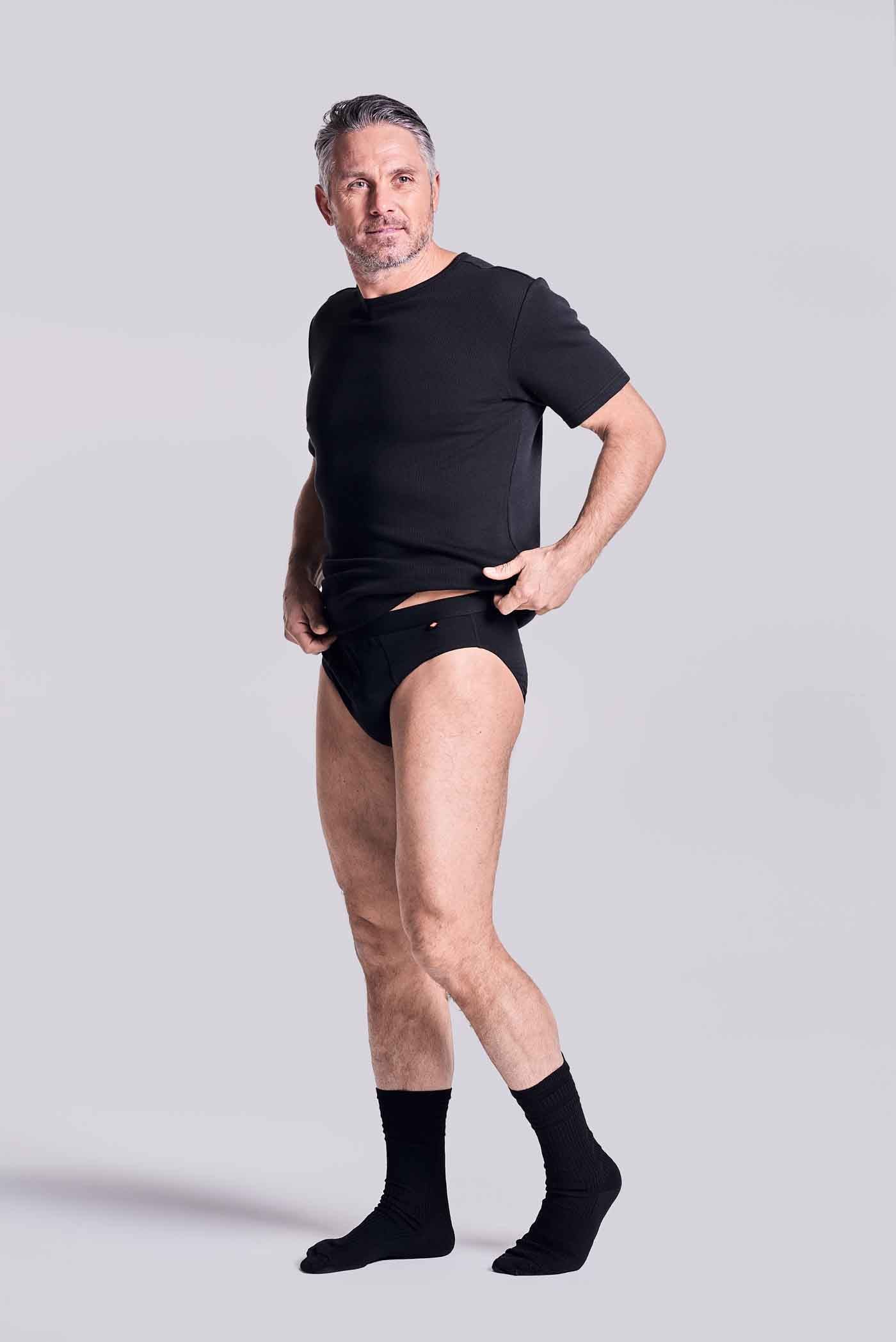 HJ Hall Cotton Stretch Briefs - 3 Pair Pack – alternate view
