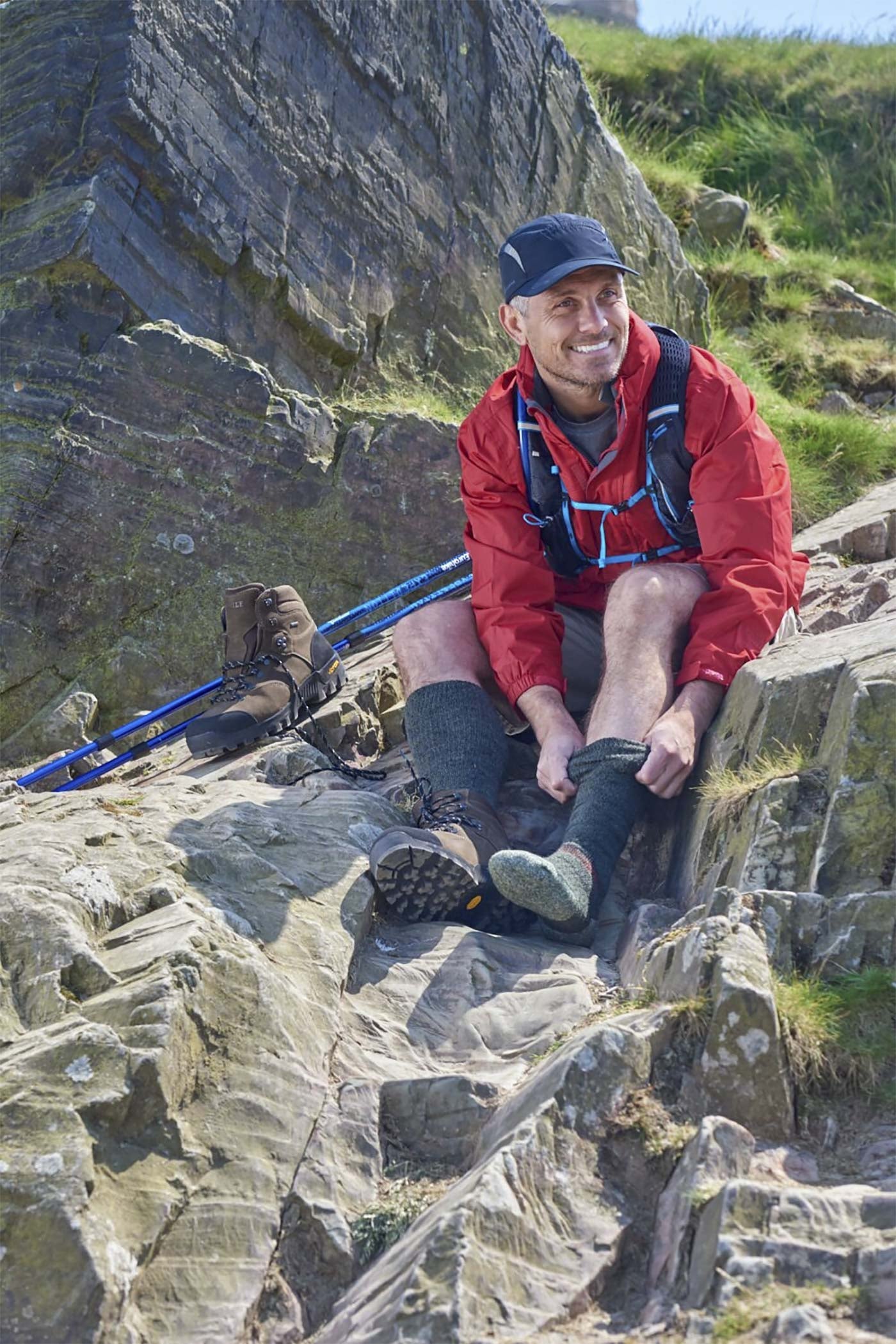 HJ Hall ProTrek Mountain Comfort Top Wool Socks – alternate view