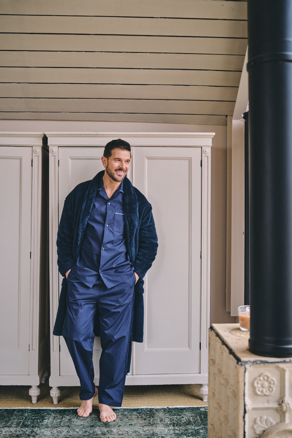 Men's Fleece Dressing Gown