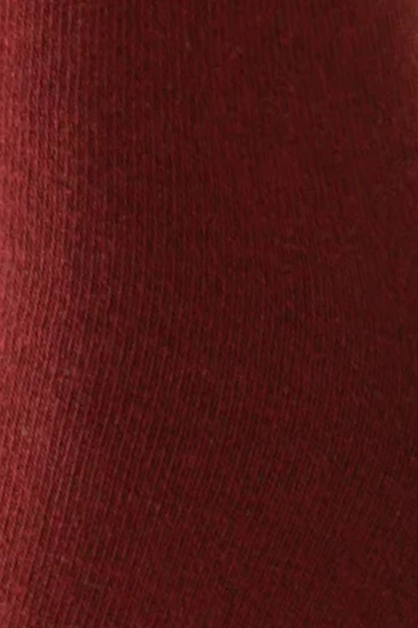 HJ Hall Men's Plain Bright Colour Cotton Socks in Wine – close-up detail