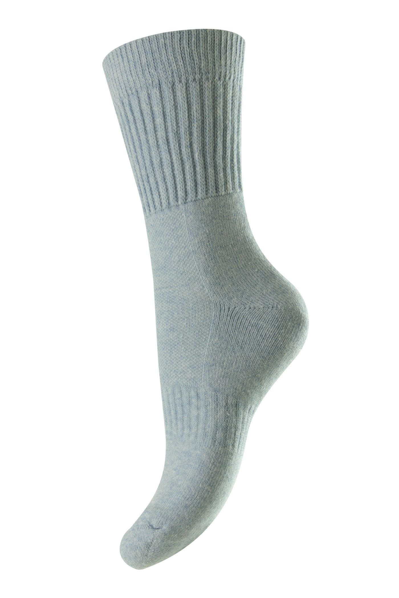 HJ Hall Cotton Garden Sock in Cornflower