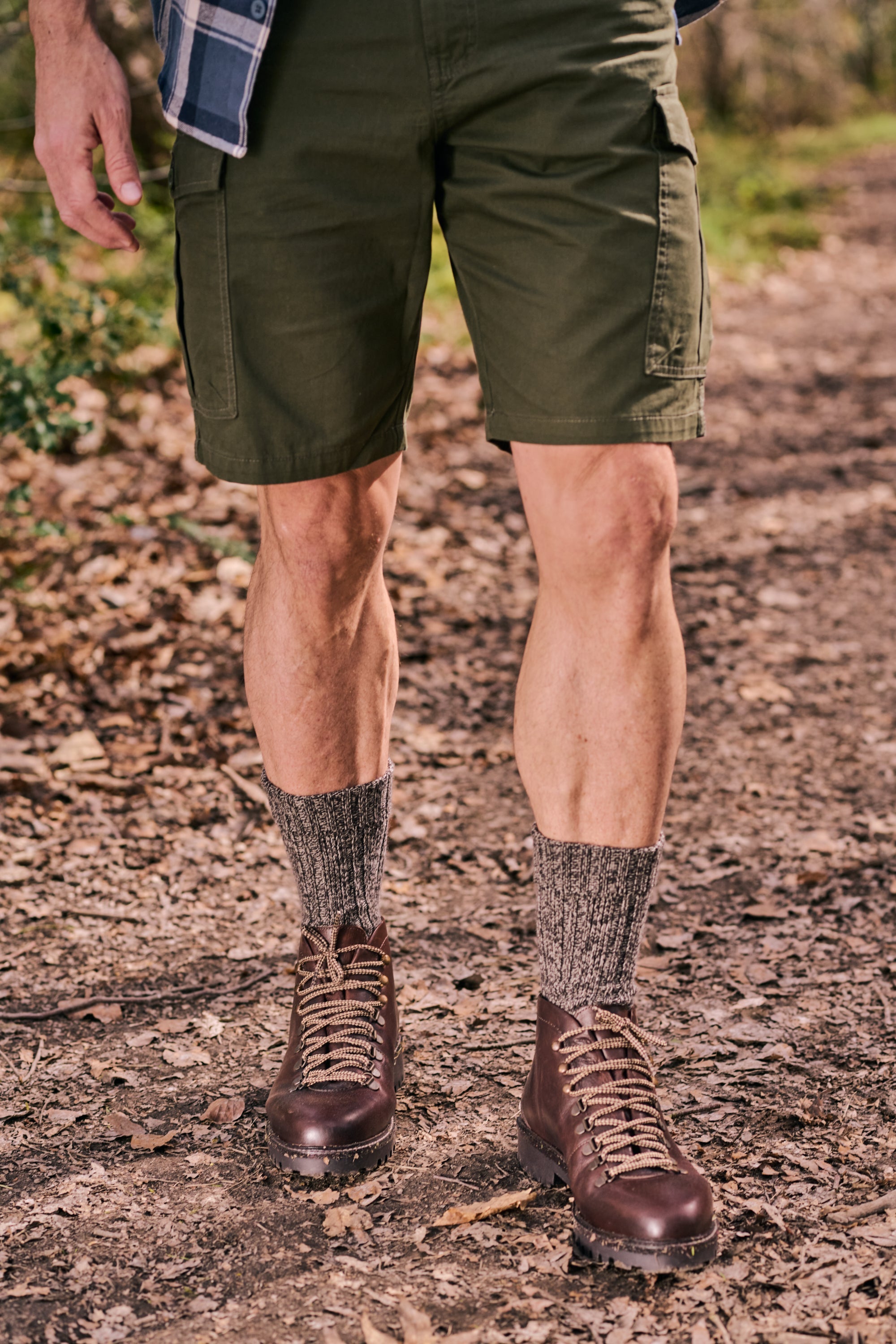 HJ Hall Chunky Knit Merino Wool Boot Socks – alternate view
