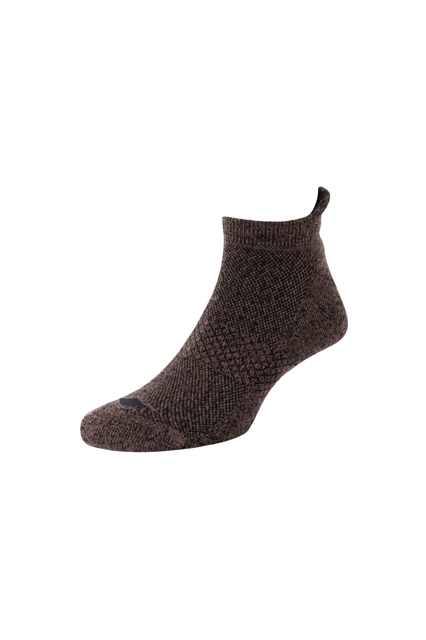 HJ Hall Coolmax Cotton Hiking Trainer Socks - Technical Rambler in Brown
