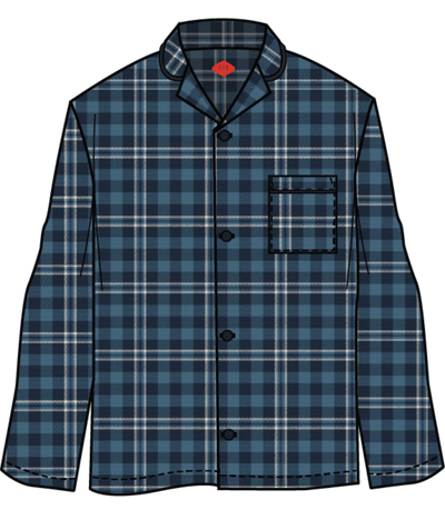 Pure Cotton Poplin Check Pyjama Set