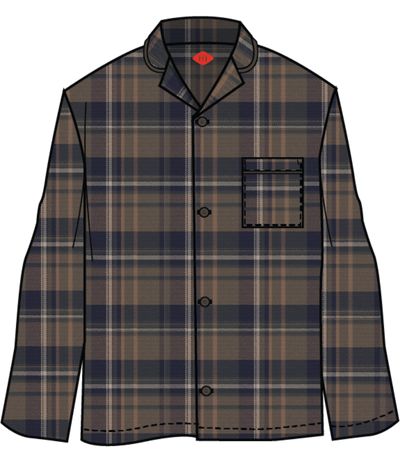 Brushed Cotton Check Pyjama Set