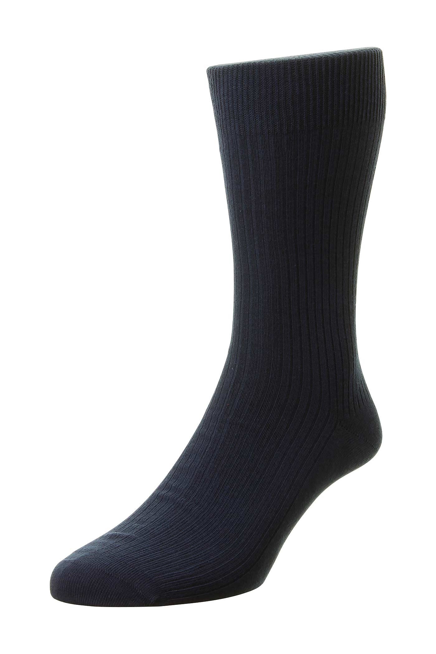 Pure Cotton Ribbed Socks