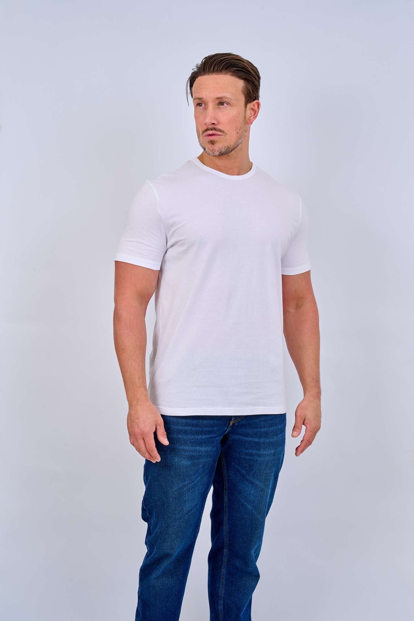 HJ Hall Cotton Essentials T-shirts - Twin Pack – alternate view