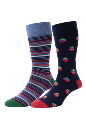 Navy/Red