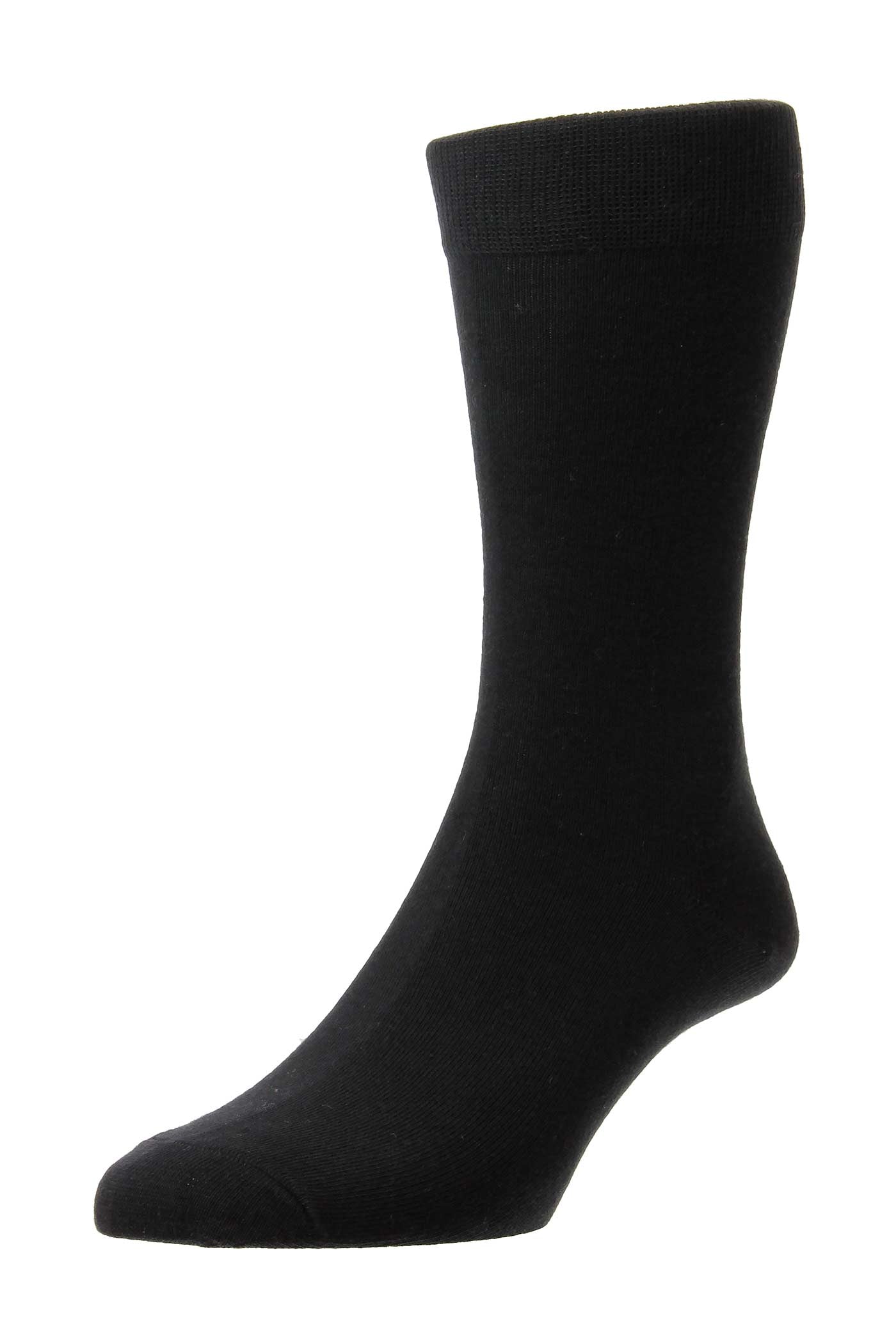 HJ Hall Supersoft Plain Bamboo Socks in Black
