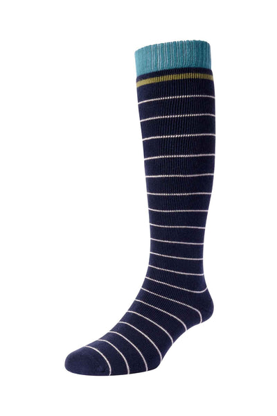 welly socks hollister socks womens Women's Stripey Terrycloth Cotton-Rich Cushioned Welly Socks
