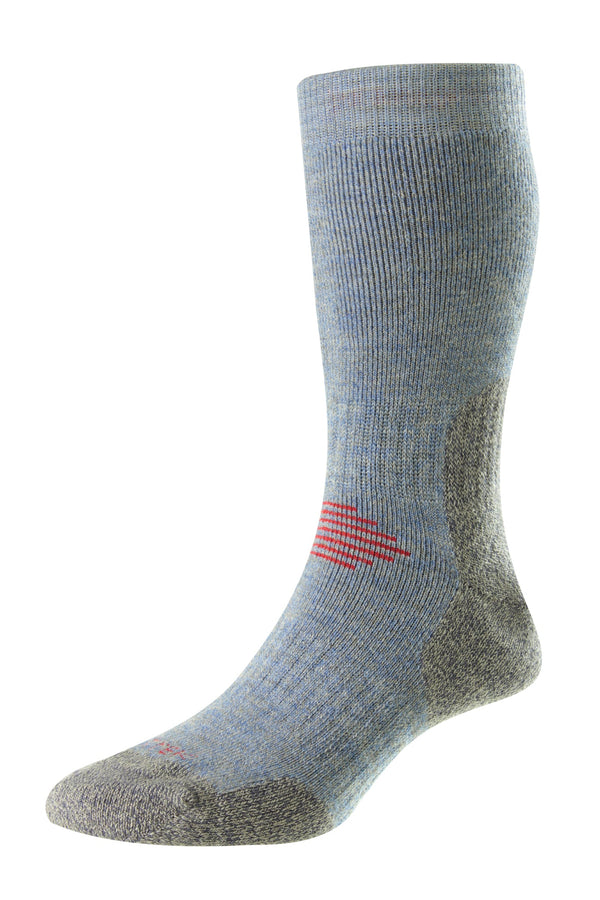 ProTrek™ Mountain Climb Wool Socks Denim/Grey 4-7