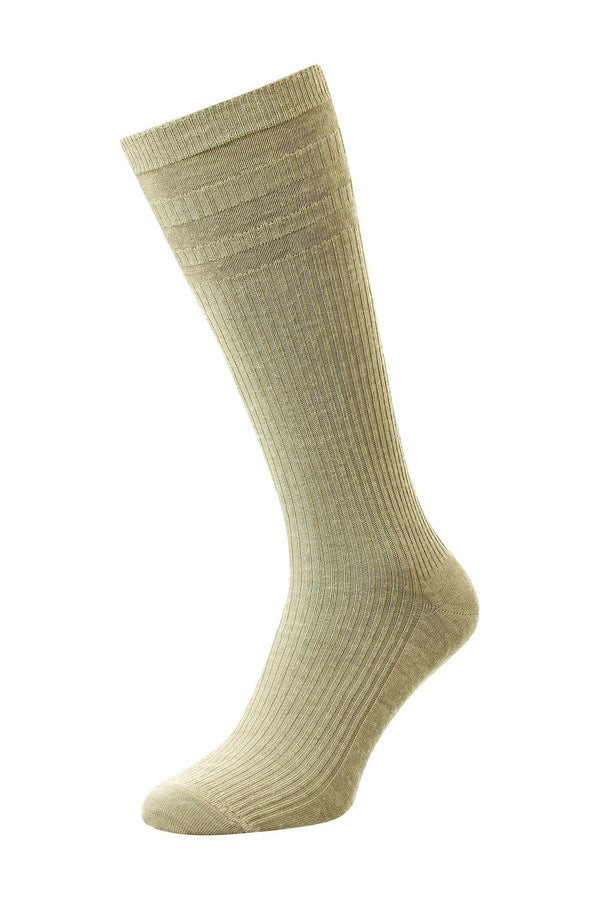 Men's Mid-Calf Softop® Socks Oatmeal 6-11
