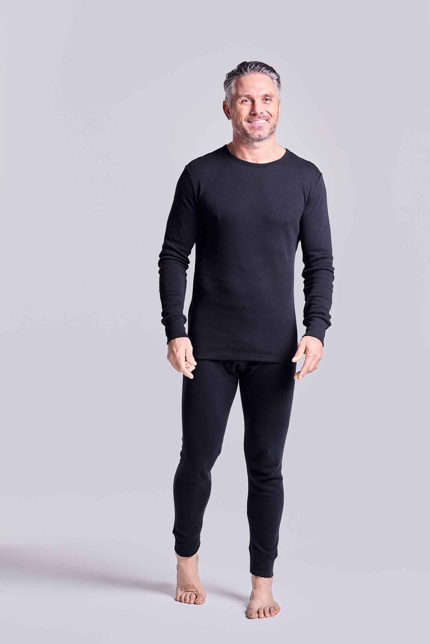 HJ Hall Cotton Thermal Long Sleeve Top – alternate view