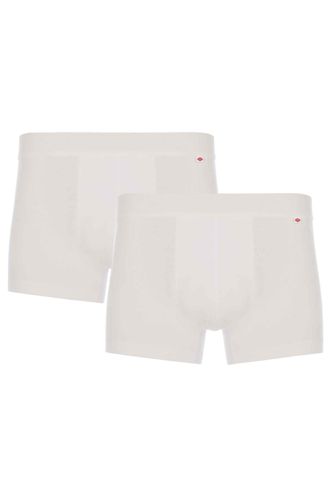HJ Hall Cotton Stretch Trunks - 2 Pair Pack in White
